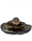 Grey Agate Ring