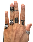 Grey Agate Ring