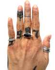 White Buffalo Turquoise Ring