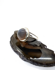 Grey Agate Ring