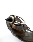 Onyx Spike Ring